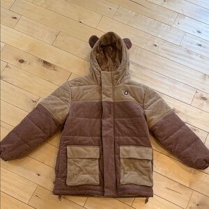 Teddy Fresh Brown and Tan Bear Ear Jacket